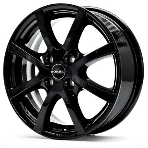 Borbet LV4 Gloss Black 15x6.50 4x100 ET35 CB64.00